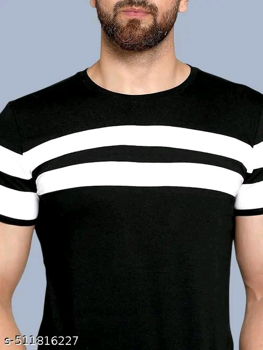 Cotton Blend Men Cotton Blend Regular Tshirts