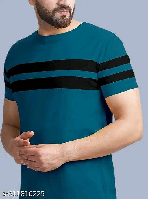 Cotton Blend Men Cotton Blend Regular Tshirts