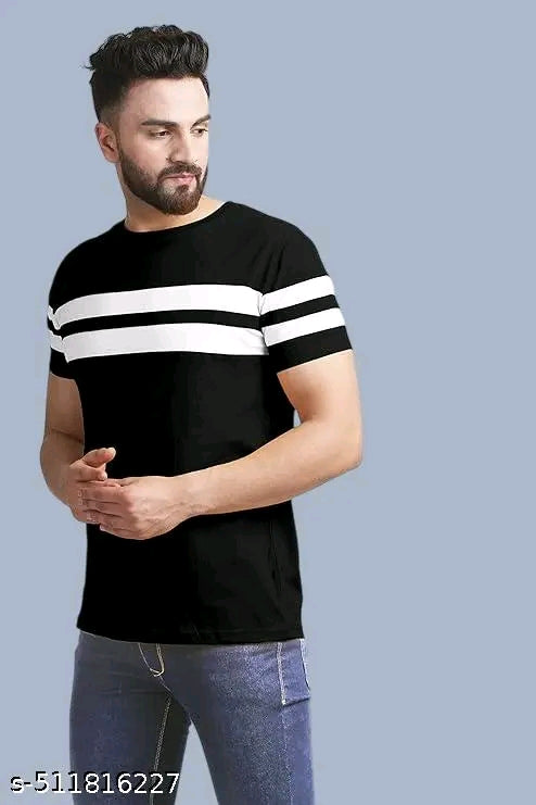 Cotton Blend Men Cotton Blend Regular Tshirts