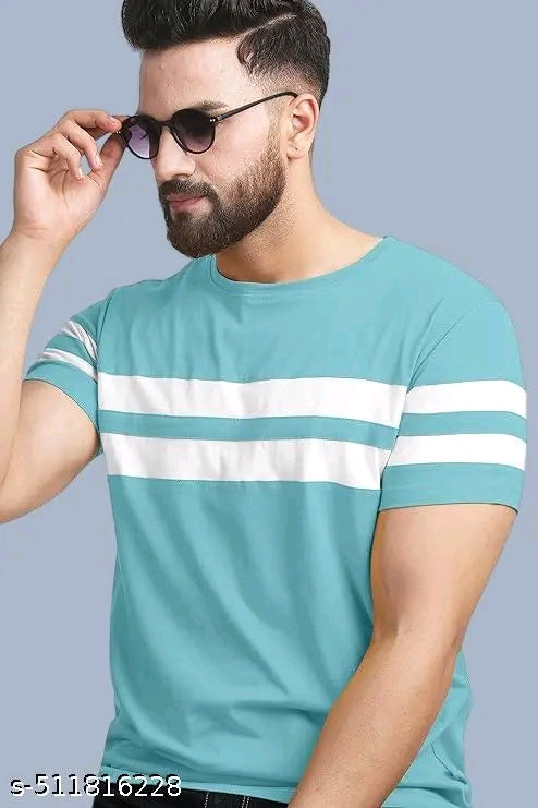 Cotton Blend Men Cotton Blend Regular Tshirts